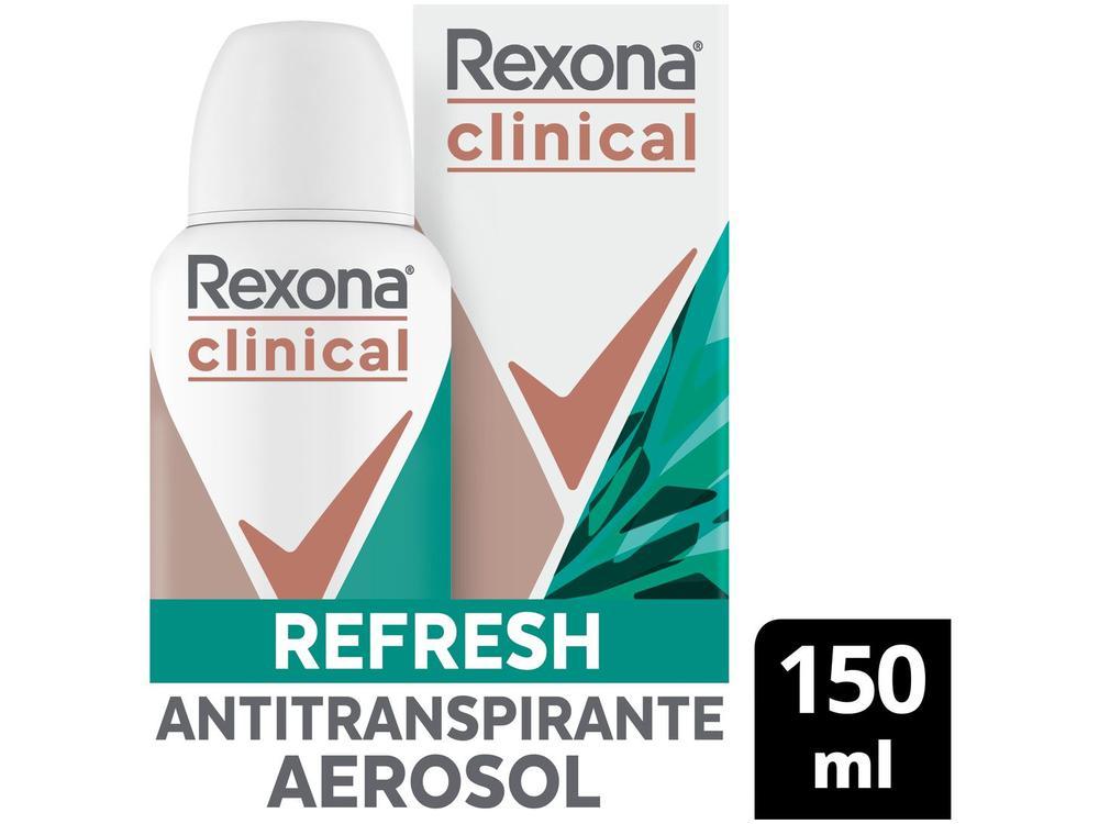 Desodorante Aerosol Antitranspirante Rexona Clinical Refresh 96 Horas 150ml - 2