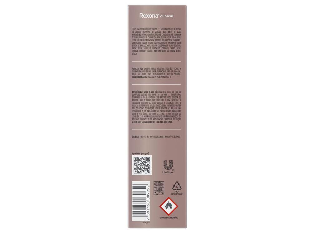 Desodorante Aerosol Antitranspirante Rexona Clinical Refresh 96 Horas 150ml - 3
