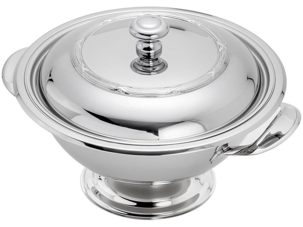 Sopeira Aço Inox Wolff Croisé Mônaco 2,2L Prata com Tampa - 3