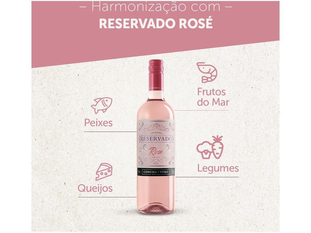 Vinho Rosé Suave Concha y Toro Reservado - 3
