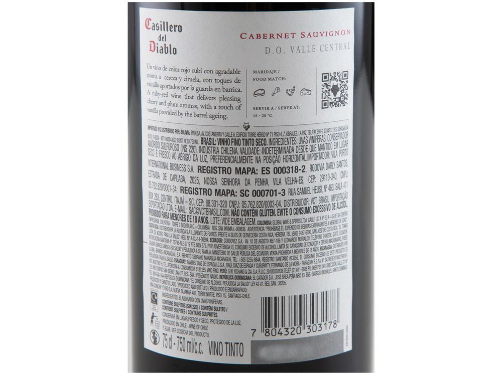 Vinho Tinto Seco Concha y Toro Reserva Cabernet - 4