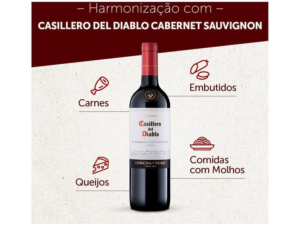 Vinho Tinto Seco Concha y Toro Reserva Cabernet - 6