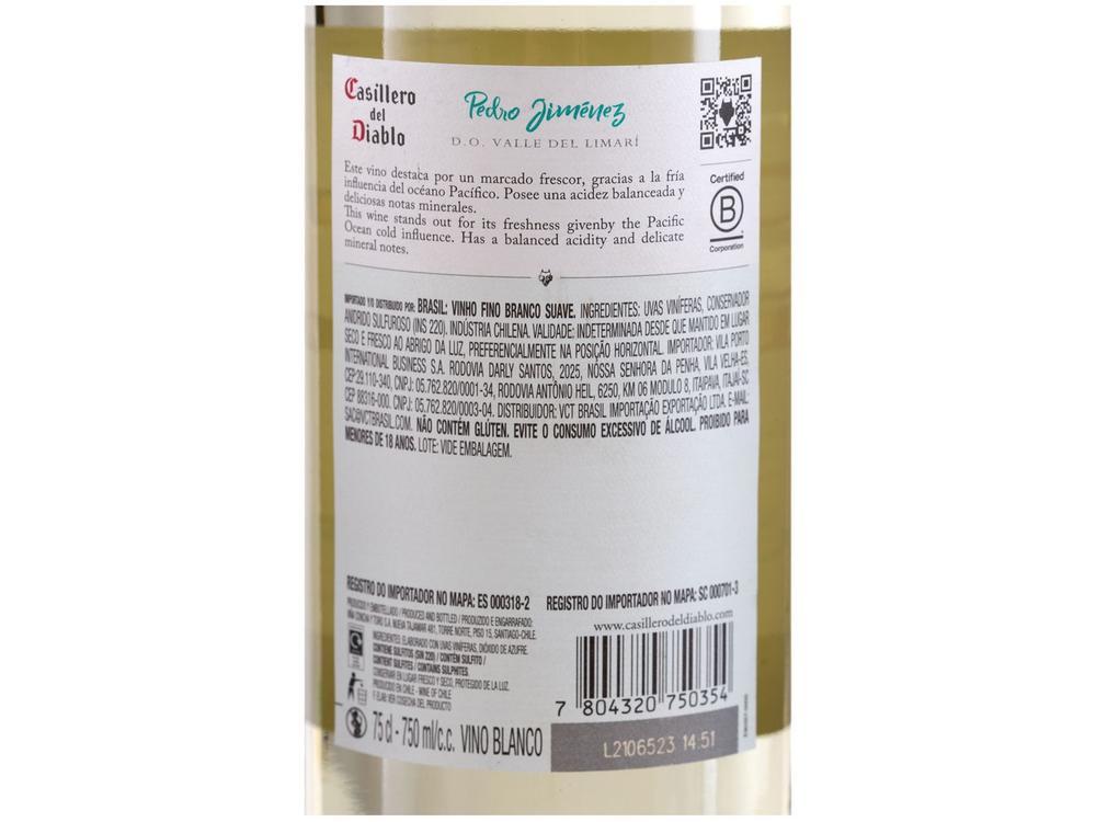 Vinho Branco Suave Concha y Toro Pedro Jiménez - 10