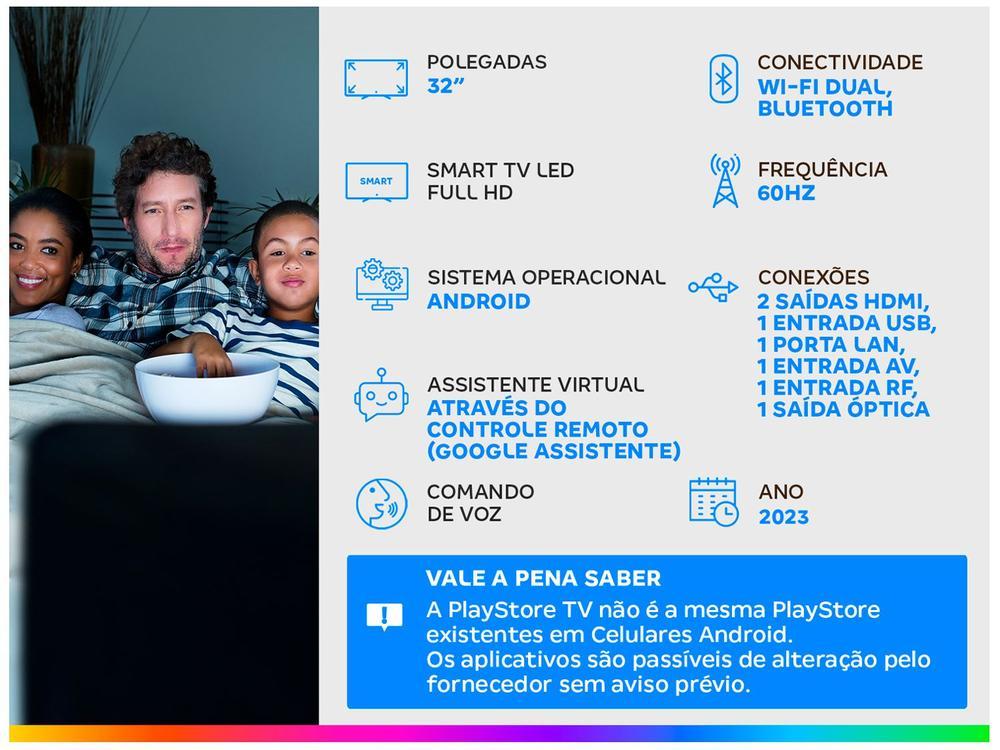 Smart TV 32” Full HD LED TCL 32S5400AF Android - 2