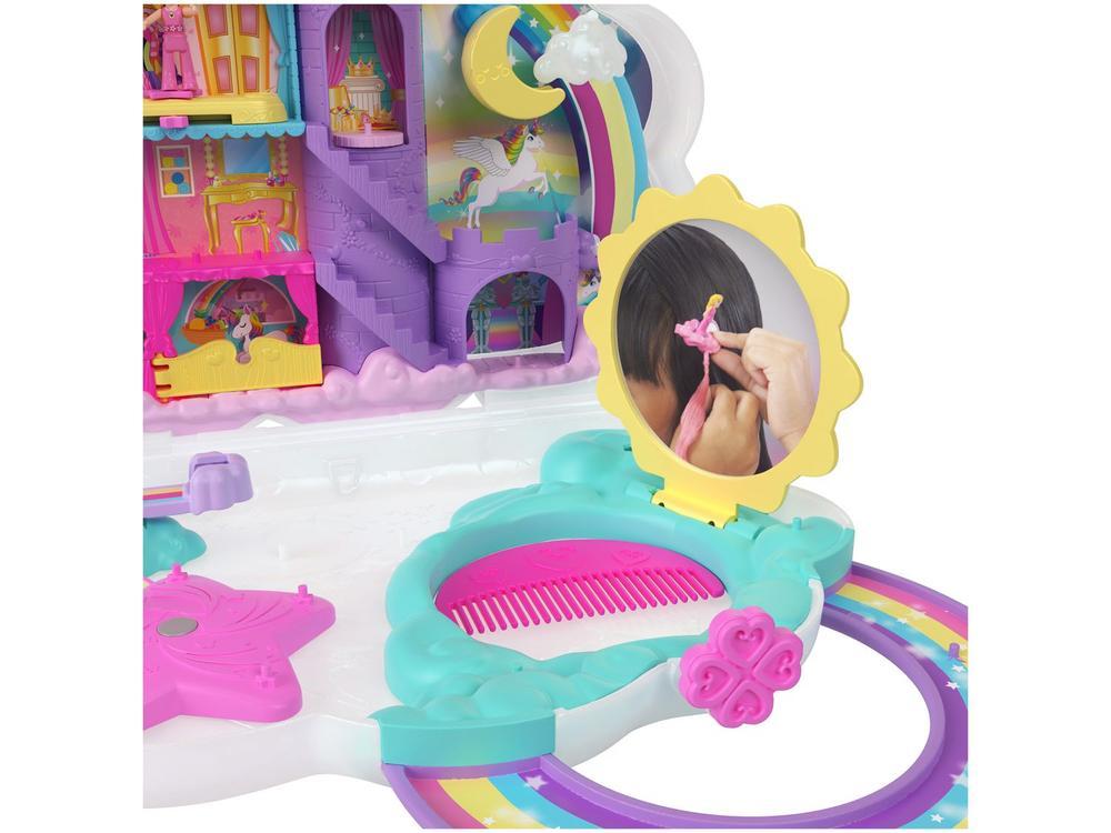 Playset Polly Pocket Salão De Unicórnio Arco-íris - 5
