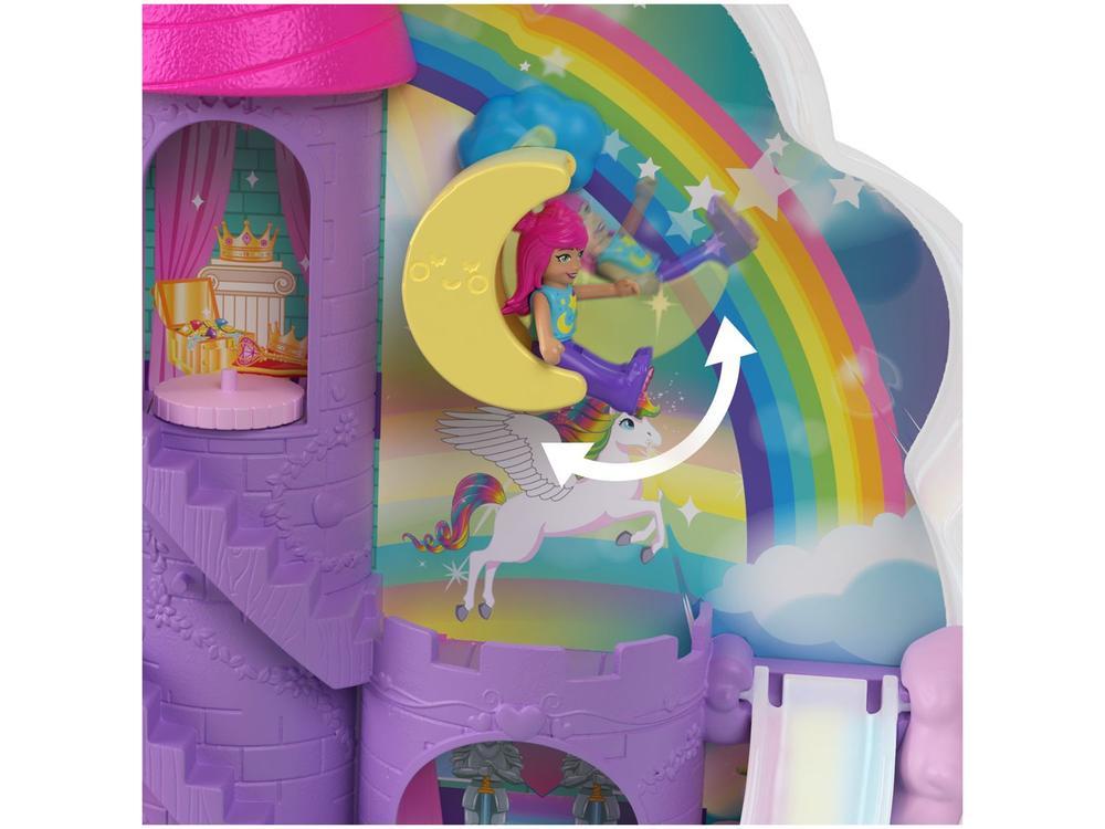 Playset Polly Pocket Salão De Unicórnio Arco-íris - 9