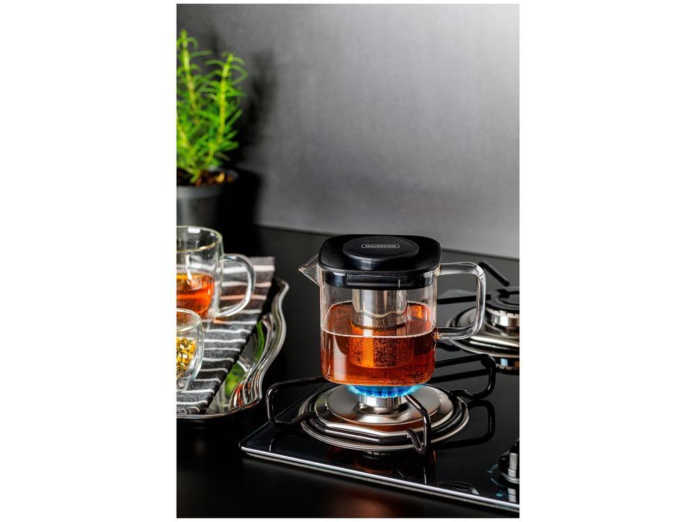 Bule de Chá com Infusor de Vidro 600ml Tramontina 61762090 - 4