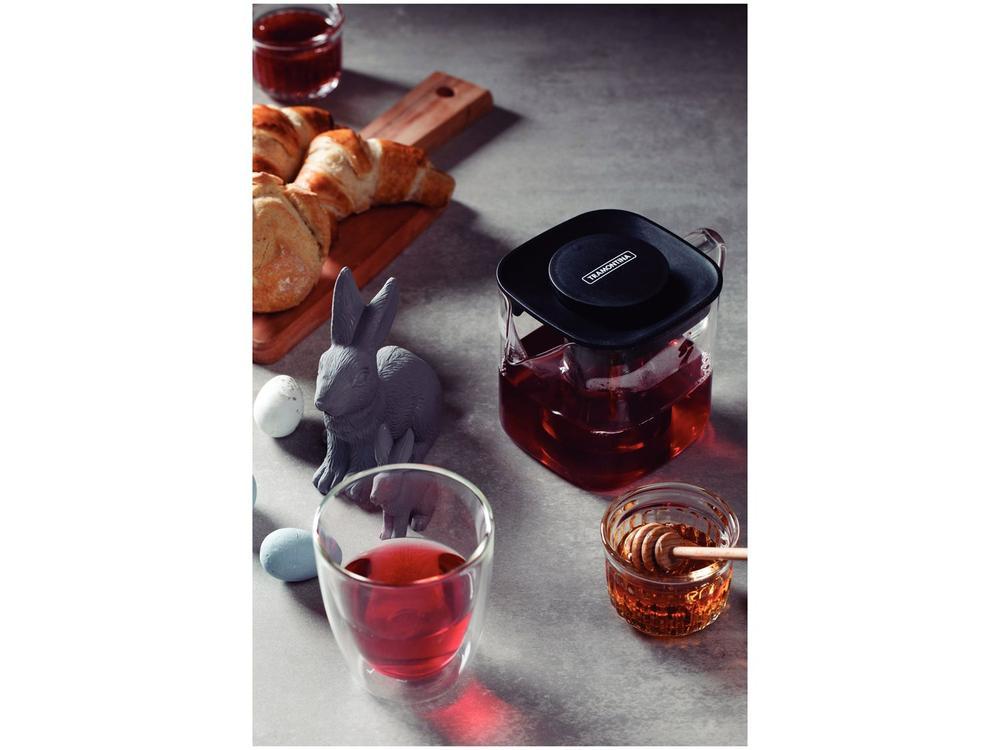 Bule de Chá com Infusor de Vidro 600ml Tramontina 61762090 - 6