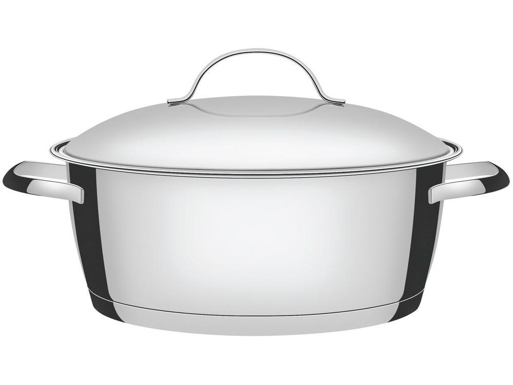 Caçarola Tramontina Inox Fundo Triplo com Tampa 22cm 3,3L Allegra - 1