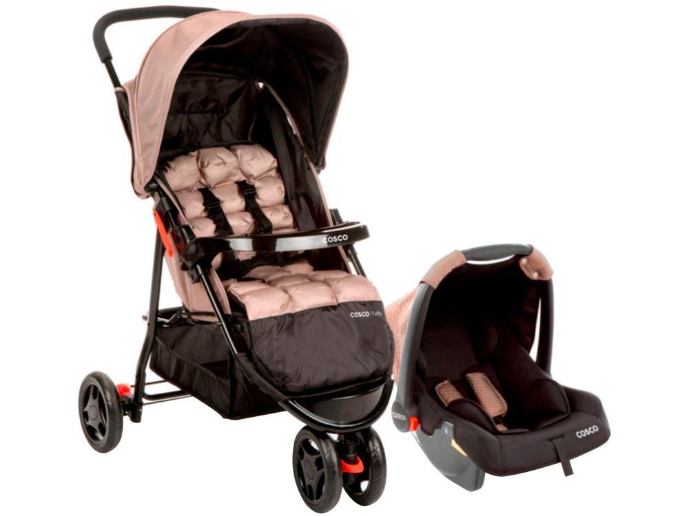 Carrinho de Bebê com Bebê Conforto Cosco Toffy - 1
