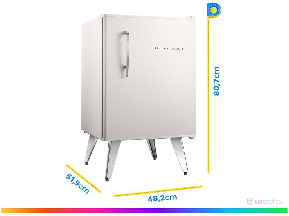 Frigobar Brastemp 76L Branco Retrô BRA08HB - 4