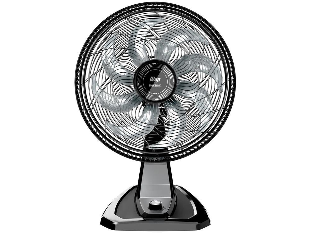Ventilador 2 em 1 Wap Flow Turbo 50cm 8 Pás 3 Velocidades Preto e Cinza - 1