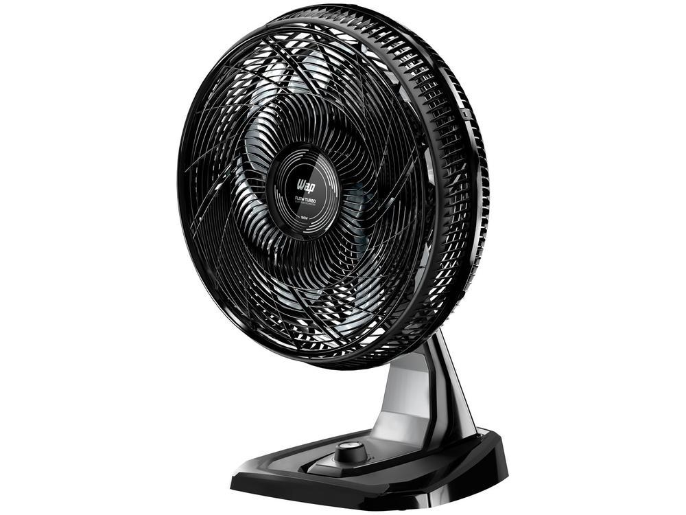 Ventilador 2 em 1 Wap Flow Turbo 50cm 8 Pás 3 Velocidades Preto e Cinza - 5
