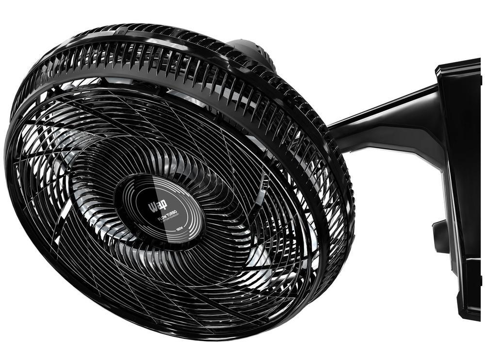 Ventilador 2 em 1 Wap Flow Turbo 50cm 8 Pás 3 Velocidades Preto e Cinza - 9