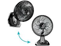 Ventilador 2 em 1 Wap Flow Turbo 50cm 8 Pás 3 Velocidades Preto e Cinza - 3