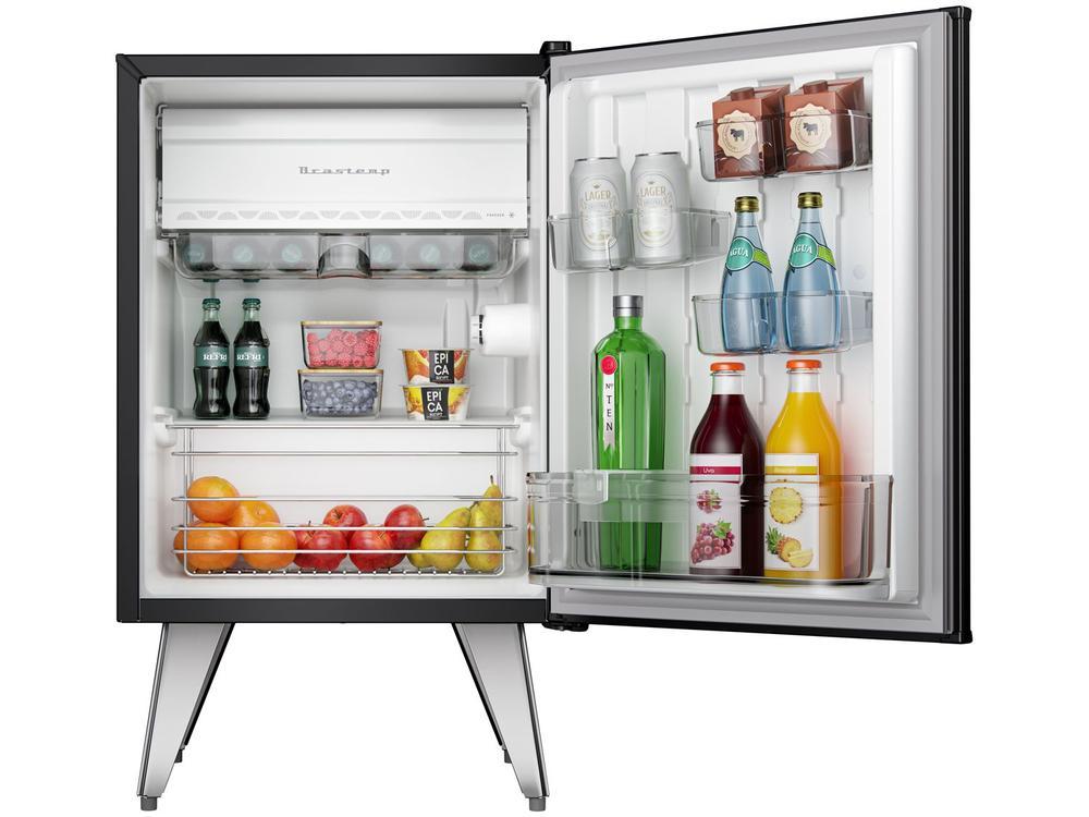 Frigobar Brastemp 76L Preto Retrô BRA08HE - 6
