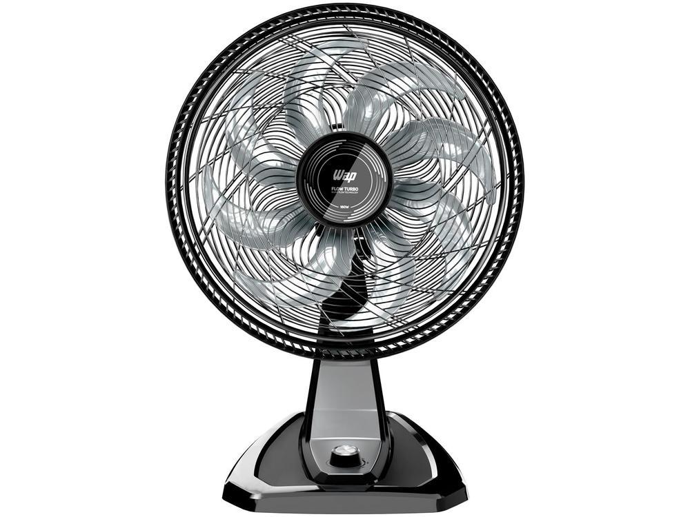 Ventilador 2 em 1 Wap Flow Turbo 50cm 8 Pás 3 Velocidades Preto e Cinza - 1