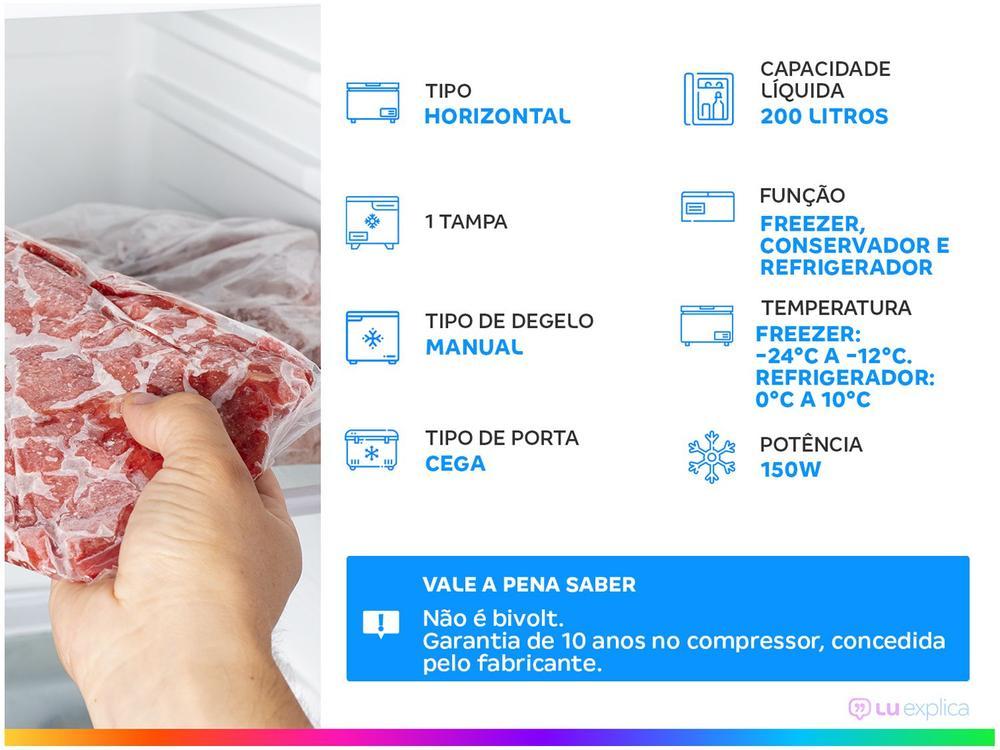 Freezer Horizontal Midea 200L MDRC280SLA011 - 2