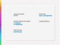 Jogo de Cama Casal de Poliéster Jolitex 300 Fios Toque de Seda Branco 3 Peças - 2