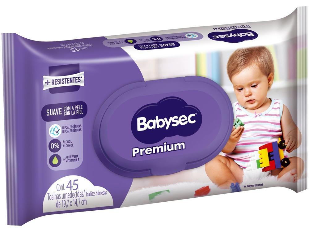 Toalha Umedecida Babysec Premium 45 Unidades - 4