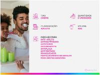 Creme Dental Colgate Total 12 Whitening + Advanced Fresh 90g Cada 6 Unidades - 7