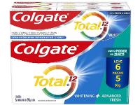 Creme Dental Colgate Total 12 Whitening + Advanced Fresh 90g Cada 6 Unidades - 8