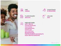 Creme Dental Colgate Total 12 Whitening + Advanced Fresh 90g Cada 6 Unidades - 2