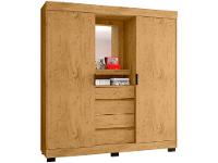 Guarda-roupa Casal com Espelho 2 Portas de Correr 4 Gavetas Araplac Sintra CAP24024 - 7