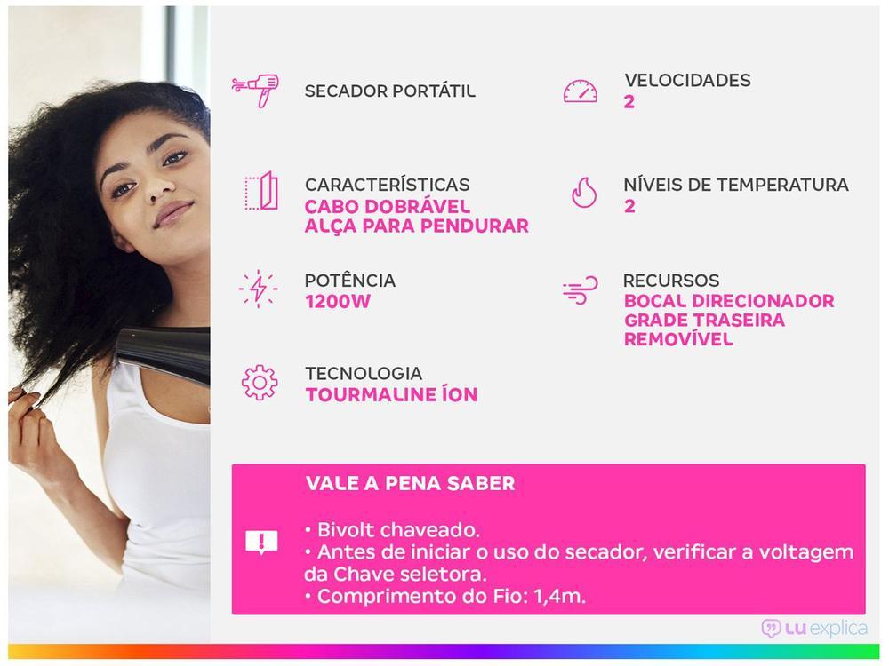 Secador de Cabelo Mondial Tourmaline Ion Golden - 2