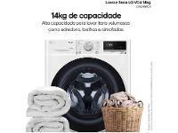 Lava e Seca LG 14kg Smart Smart VC4 CV5014WC4 com