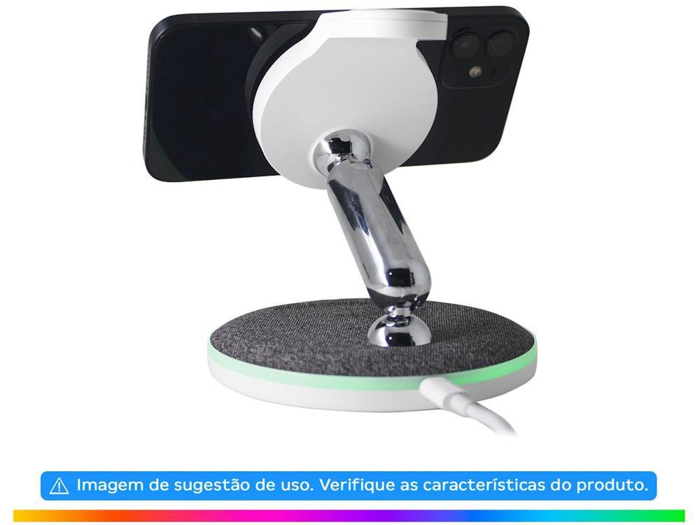 Carregador por Indução Carga Rápida 3 em 1 iOS de Mesa USB-C com Cabo USB-C 1m Geonav CH31MAG - 2