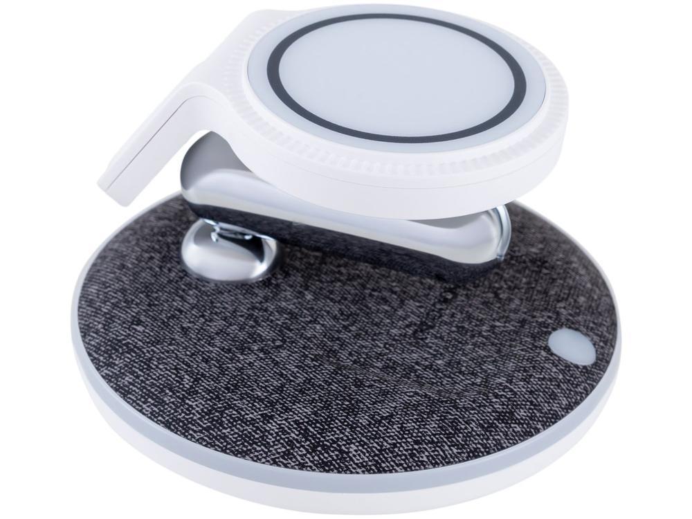 Carregador por Indução Carga Rápida 3 em 1 iOS de Mesa USB-C com Cabo USB-C 1m Geonav CH31MAG - 4