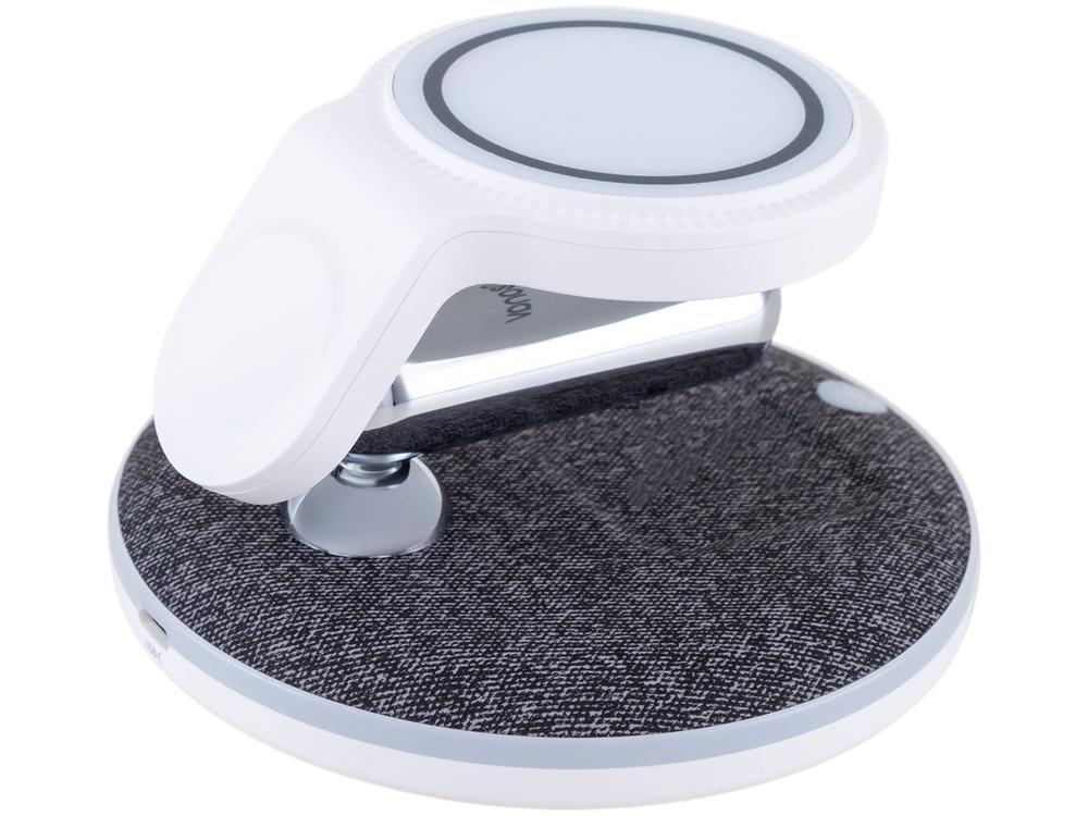 Carregador por Indução Carga Rápida 3 em 1 iOS de Mesa USB-C com Cabo USB-C 1m Geonav CH31MAG - 6