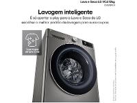 Lava e Seca LG 12kg Smart VC4 CV5012PC4 com Inteligência Artificial Água Quente e Fria Prata - 5