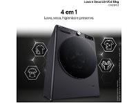 Lava e Seca LG 12kg Smart VC4 CV5012PC4 com Inteligência Artificial Água Quente e Fria Prata - 8