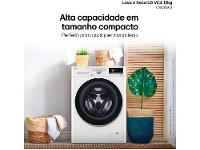 Lava e Seca LG 12kg Smart VC4 CV5012WC4 com - 3