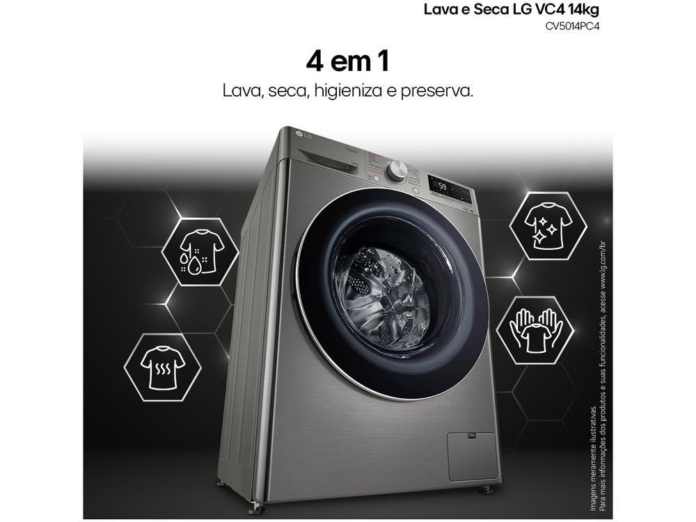 Lava e Seca LG 14kg Smart VC4 CV5014PC4 com - 9