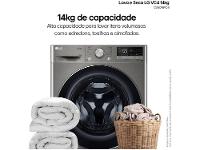Lava e Seca LG 14kg Smart VC4 CV5014PC4 com