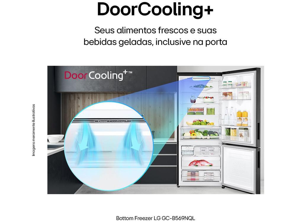 Geladeira/Refrigerador LG Frost Free Smart Preta - 6