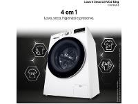 Lava e Seca LG 12kg Smart VC4 CV5012WC4 com - 8