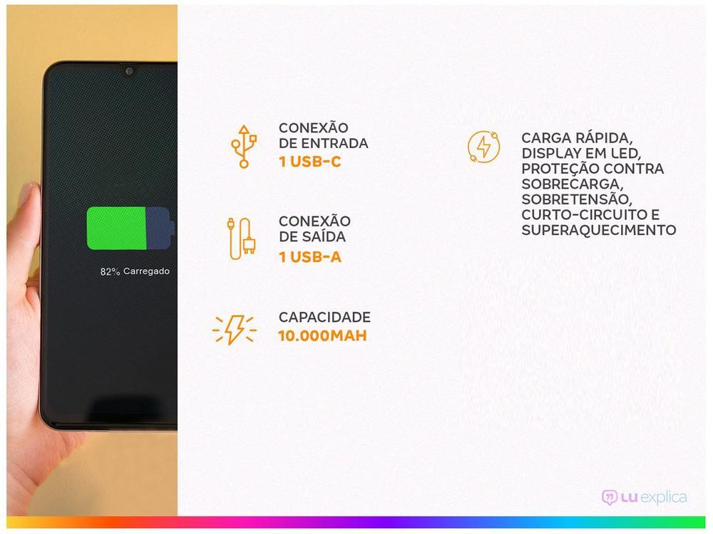 Carregador Portátil/Power Bank Geonav 10.000mAh PB10K20WSG - 2