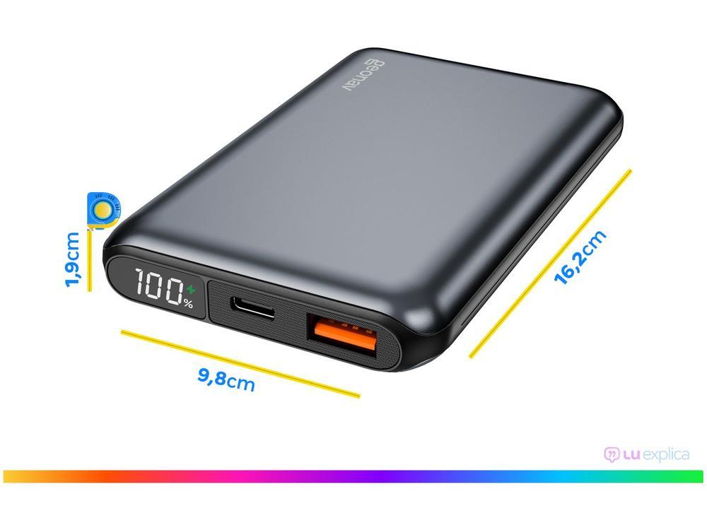 Carregador Portátil/Power Bank Geonav 10.000mAh PB10K20WSG - 10