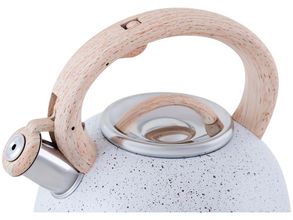 Chaleira Brinox Inox com Apito Vanilla 2,7L Roma - 8