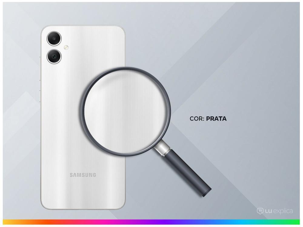 Smartphone Samsung Galaxy A05 128GB Prata 4G Octa-Core 4GB RAM 6,7” Câm. Dupla + Selfie 8MP - 3