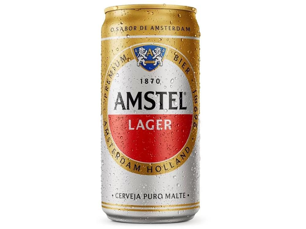 Cerveja Amstel Lager Puro Malte 12 Unidades Lata - 5