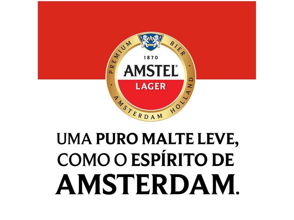 Cerveja Amstel Lager Puro Malte 12 Unidades Lata - 6