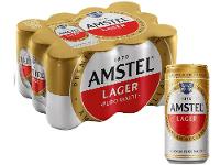 Cerveja Amstel Lager Puro Malte 12 Unidades Lata - 1