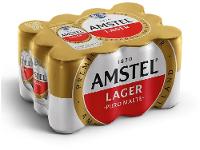 Cerveja Amstel Lager Puro Malte 12 Unidades Lata