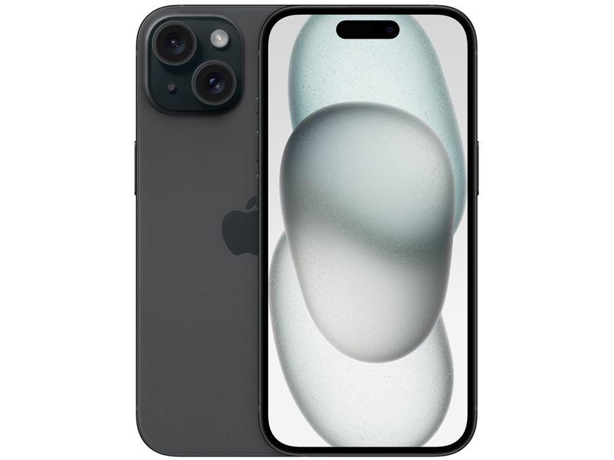 Apple iPhone 15 256GB Preto 6,1" 48MP iOS 5G - 1