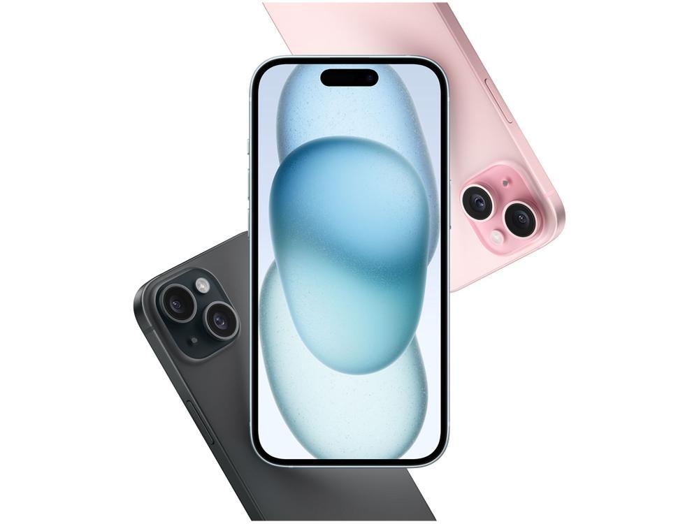 Apple iPhone 15 256GB Preto 6,1" 48MP iOS 5G - 5